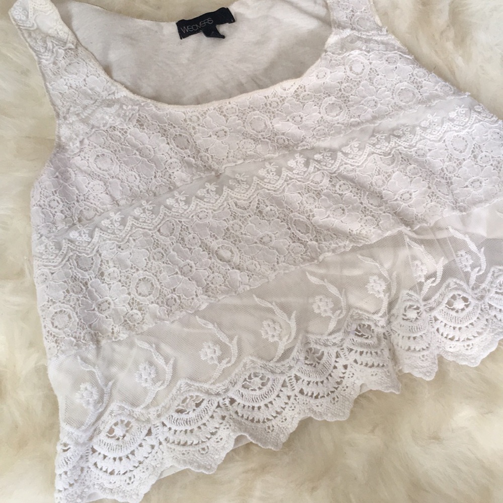 Weavers Lace Crop Top